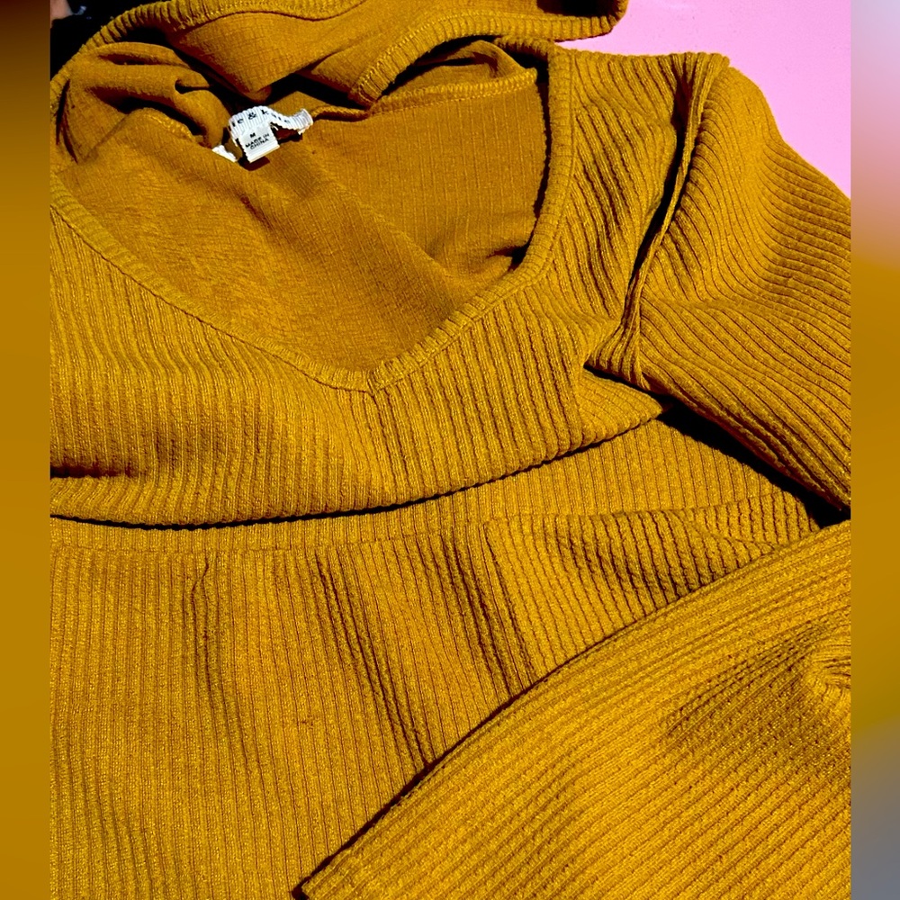 Crop top hoodie short set